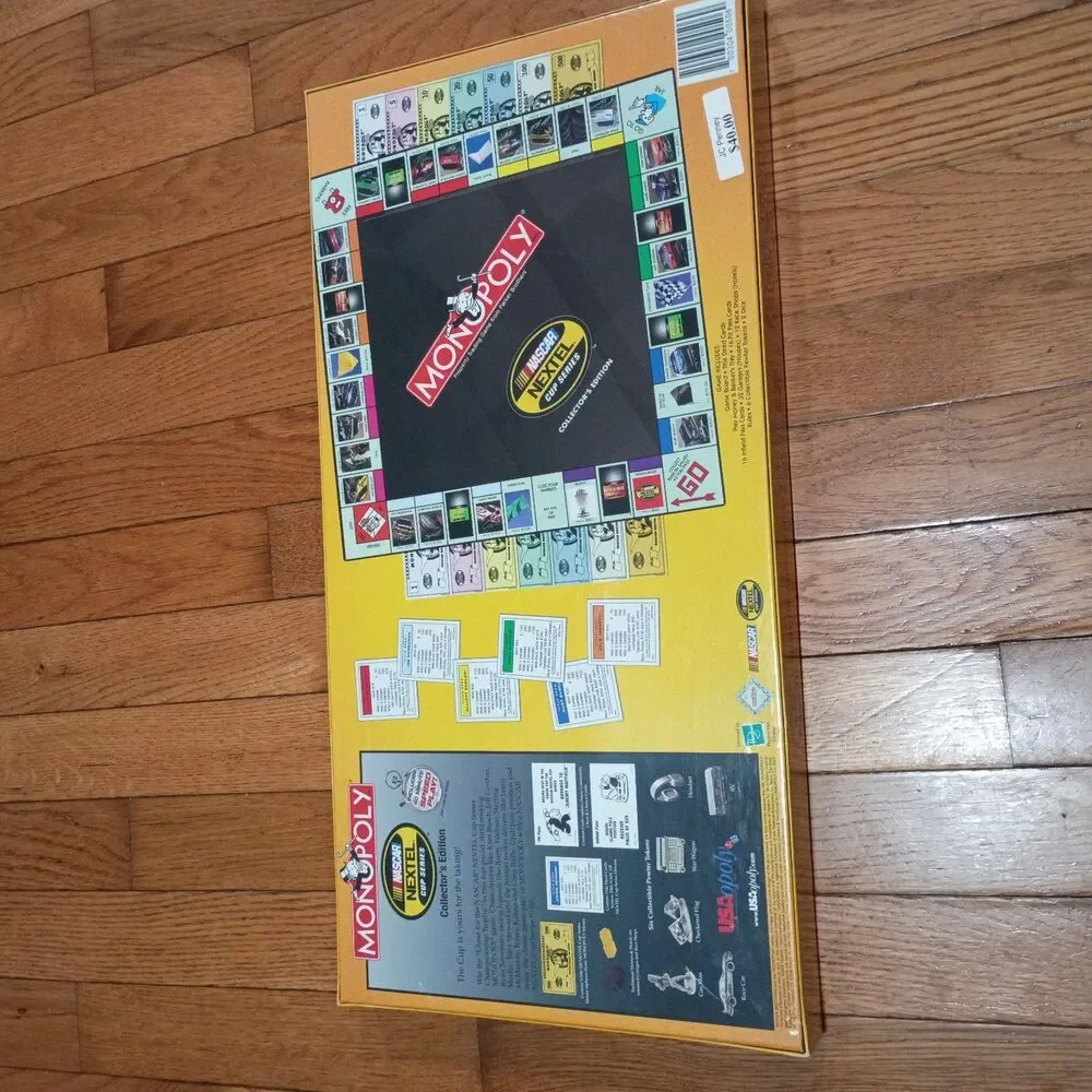 Monopoly NASCAR Nextel Cup Series Collectors Edition Game 2005 Factory Seal